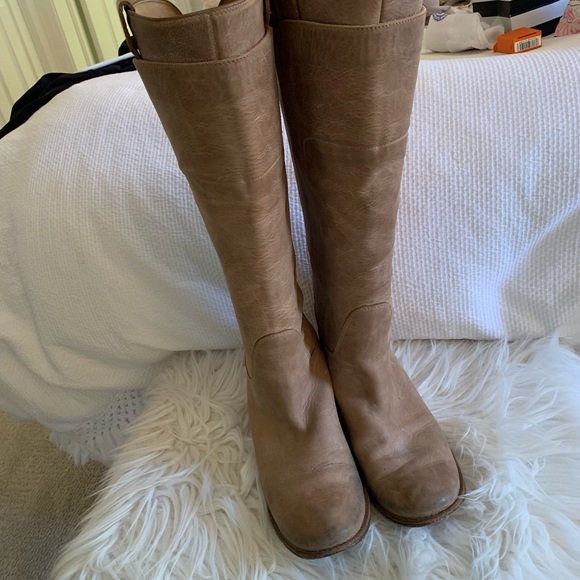 Frye Tan Riding Boots - Picture 3 of 4